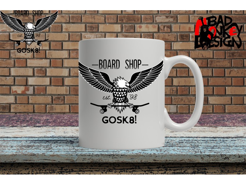 Board Shop gördeszkás bögre