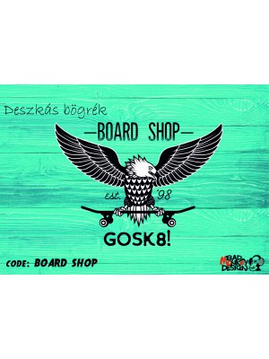 Board Shop gördeszkás bögre