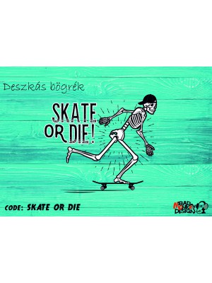 Skate or Die gördeszkás bögre