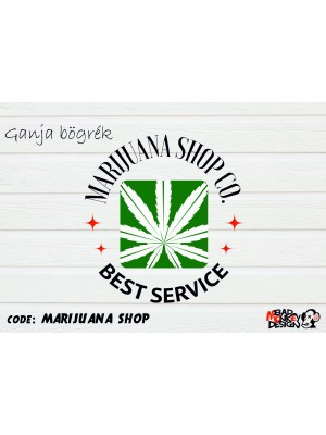 Marijuana shop ganja bögre