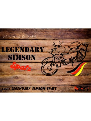 Legendary Simson Spatz motoros bögre