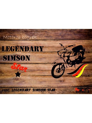 Legendary Simson Star motoros bögre