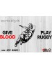 Give Blood Play Rugby 1 rögbis bögre