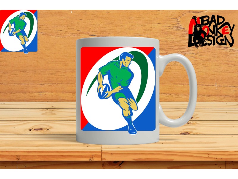 Rugby 2 rögbis bögre
